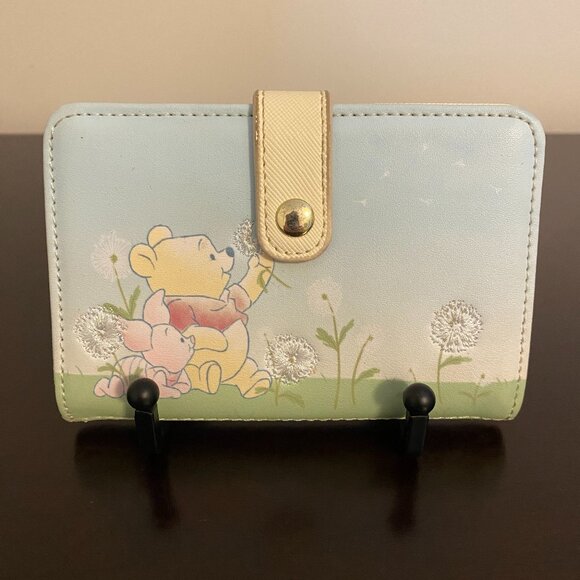 Disney Loungefly Winnie the Pooh Dandelion Field Wallet - Picture 1 of 6